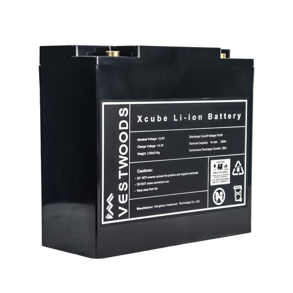 VESTWOODS 20Ah / 12V LiFePO4 Lithium-Ion Battery - VC1220