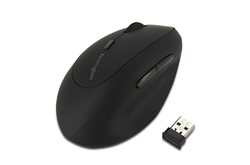 Kensington - Pro Fit Left Handed Ergonomic Wireless Mouse - Black