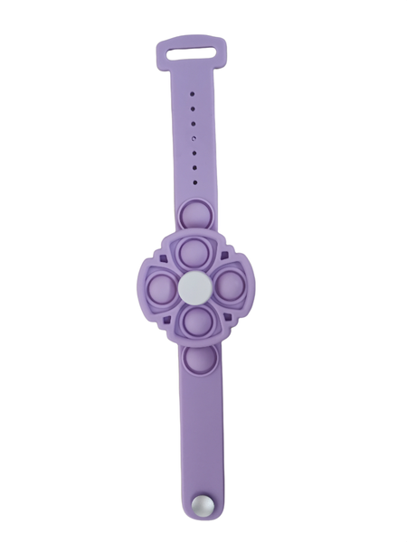 Pop It Bracelet With Built in Fidget Spinner