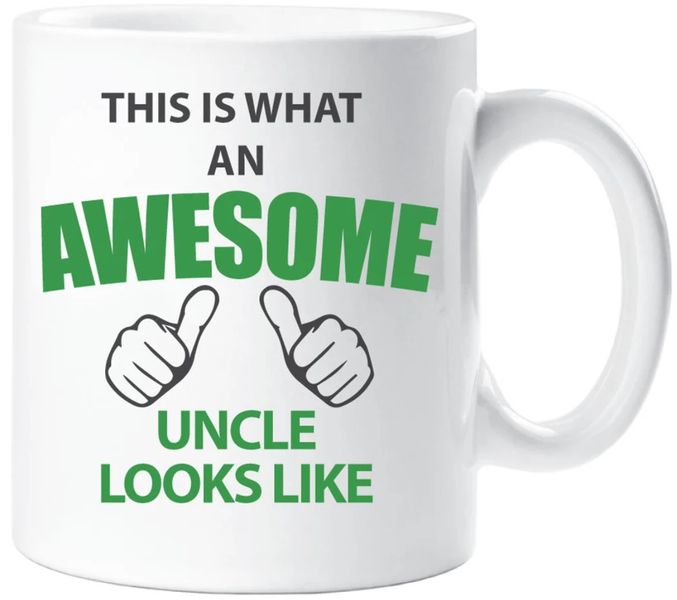 This Is What An Awesome Uncle Looks Birthday Christmas Fathers Day Gift Mug