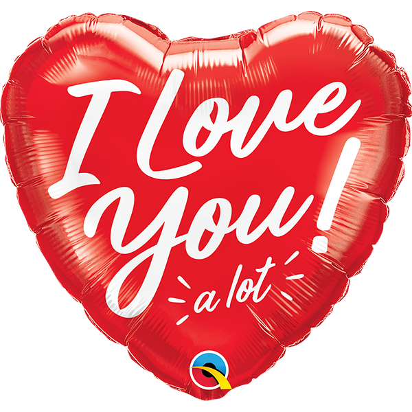 Qualatex 18 Inch Foil I Love You A Lot Balloon