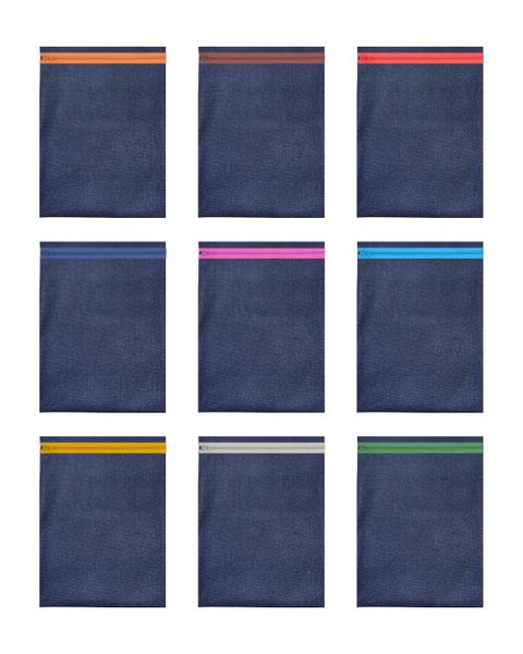 Denim Book Bags - 9 Pack