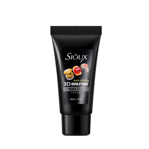Sioux Non-Sticky 3D Carving, Pitch Gel Sculpting Gel For Nail Art 30ml