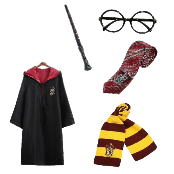 Harry Potter Fancy Dress Costume - 5 Piece - Red