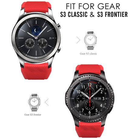 MDM Samsung Gear S3 Frontier Classic Watch strap Red Shop Today. Get it Tomorrow takealot