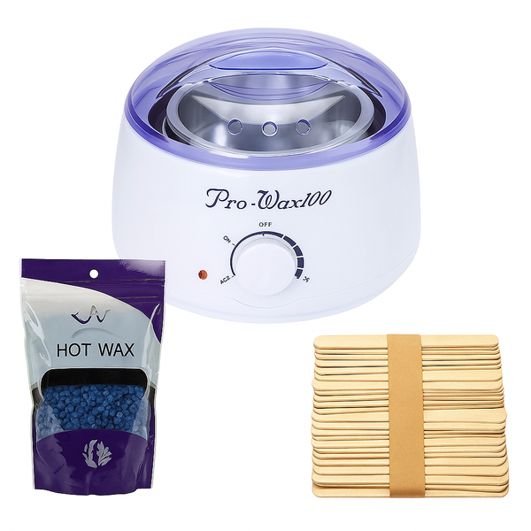 Professional Wax Warmer Kit and 300g Purple Wax Bean