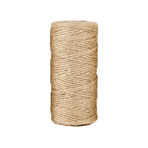 Bestby- 2mm Natural Jute Rope Roll for Crafts Gardening Cooking Décor(200m)