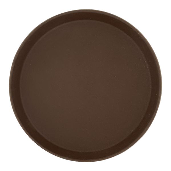 Tray 28Cm Non-Slip Brown