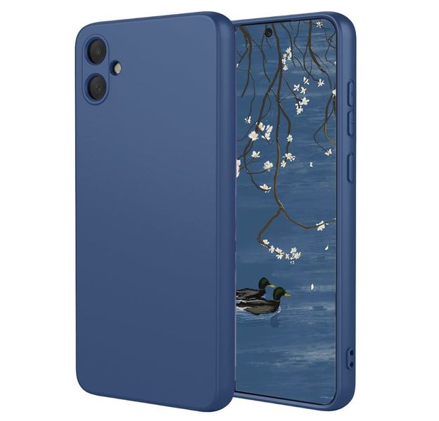 Liquid Silicone Cover For Samsung Galaxy A06 - Navy Blue
