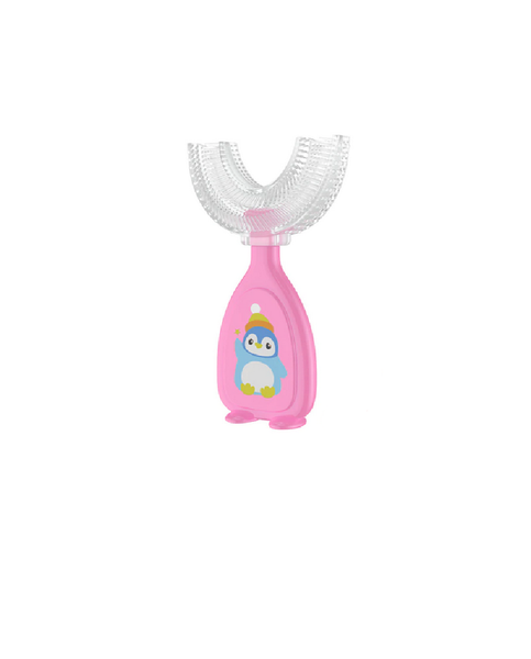 U-shaped kids Toothbrush- Pink