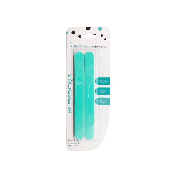 My Essentials Shapers Nails Teal 2pk