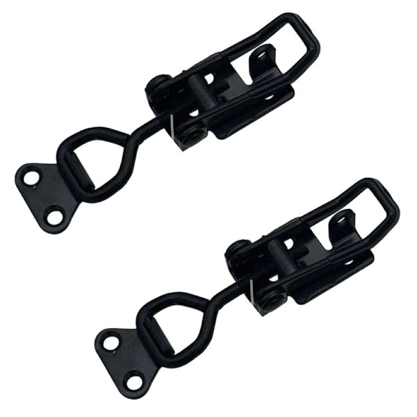 Tool Quick Release Adjustable Carbon Steel Tension Latch Lock Set Of 2
