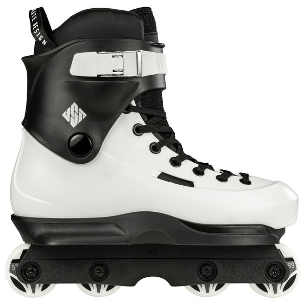 USD Sway 57 Aggressive Inline Skates - White/Black