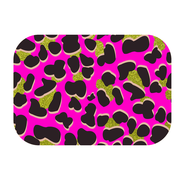 Pink Animal Print Printed Mouse Pad