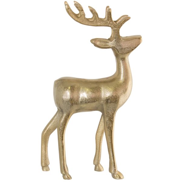 Christmas Gold Reindeer Ornament 29cm