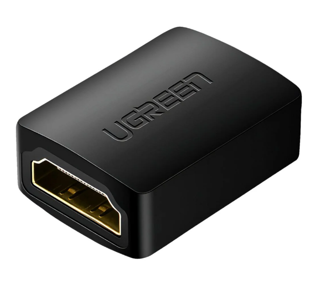 UGREEN Compact HDMI Female-to-Female Adapter - Secure HDMI Link, Black