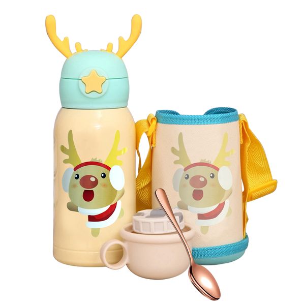 Children Cartoon Stainless Steel Vacuum Insulated Vacuum Flasks - 500ml