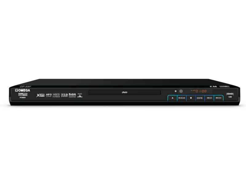 Omega DVD &amp; USB Player with 5.1 CH Karaoke/Internal Speaker/ FM Radio OP69F