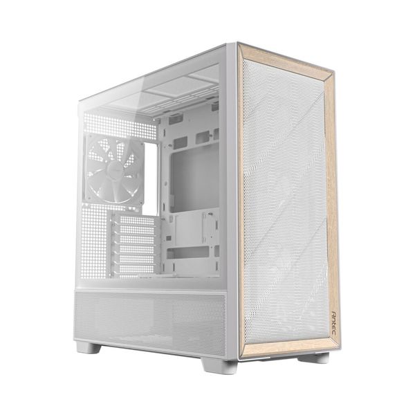 Antec FLUX Mid Tower E-ATX Gaming Chassis - White