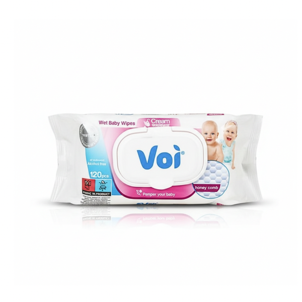 120-Piece Baby Wet Wipes - Gentle, Hygienic &amp; Parent-Approved