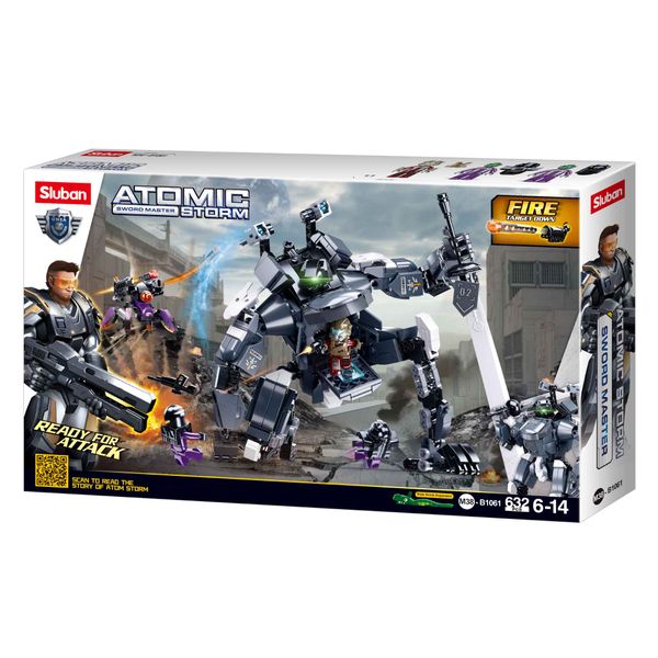 Sluban Building Set: Atomic Storm Show your blade 632 Pieces