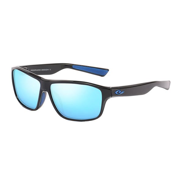 Paranoid's Stylish Sport Polorized Sunglasses - Blue/Black