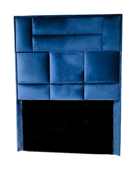 Modern - Blue Headboard Single Size