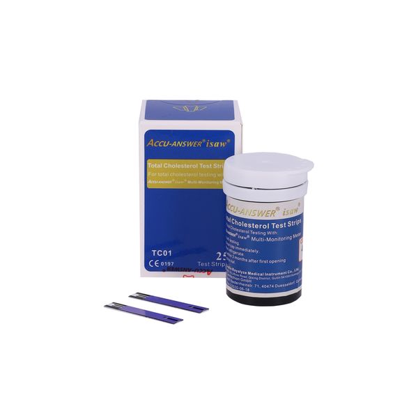 Accu-Answer isaw Total Cholesterol Blood Test Strips (25)