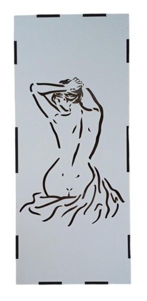 Beautiful Bare Back Female Silhouette