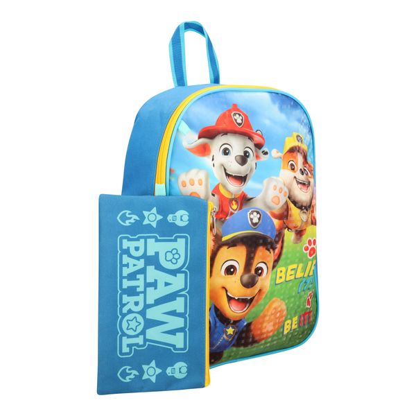 Paw Patrol Believe It Backpack + Pencilbag