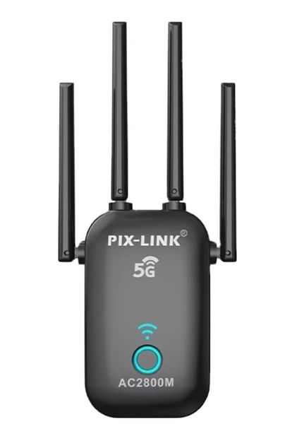 Pix-Link Wireless-AC Dual Band Wifi Repeater 1200Mbps - LV-AC27Q