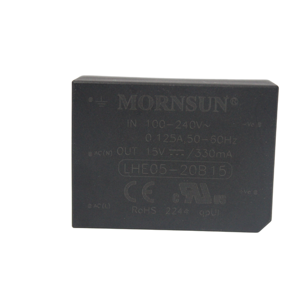 LHE05-20B15 15V 330mA PCB Mount AC/DC Switch Mode Power Supply 85-264VAC