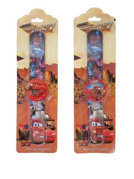 Kids Slap Watch Cartoon Cars Kids Slap Wrist Digital Watch