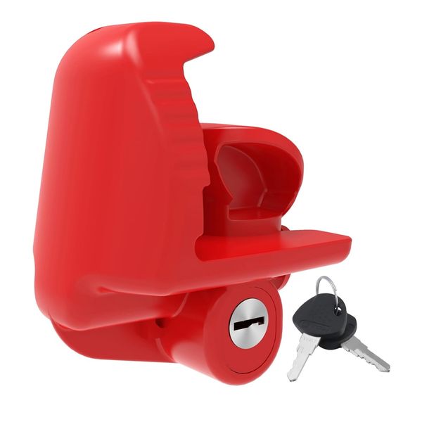 Automotive Universal Trailer Hitch Lock Anti-Theft with Keys - Red