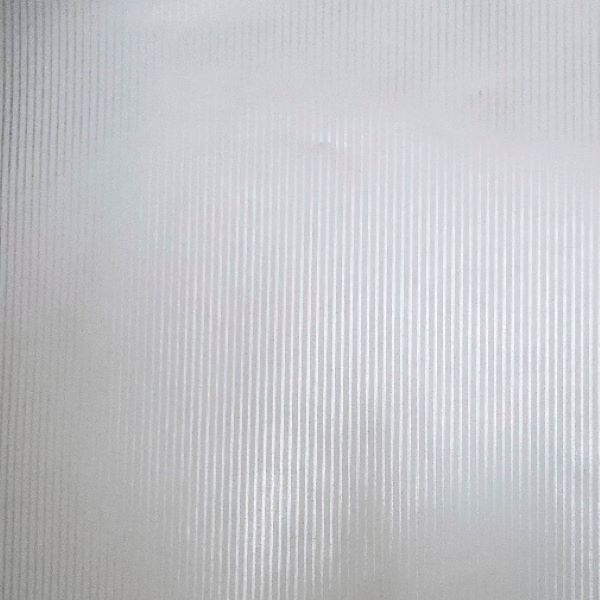 Silver Pin Stripes on White Wrapping Paper - 10 Meter Roll