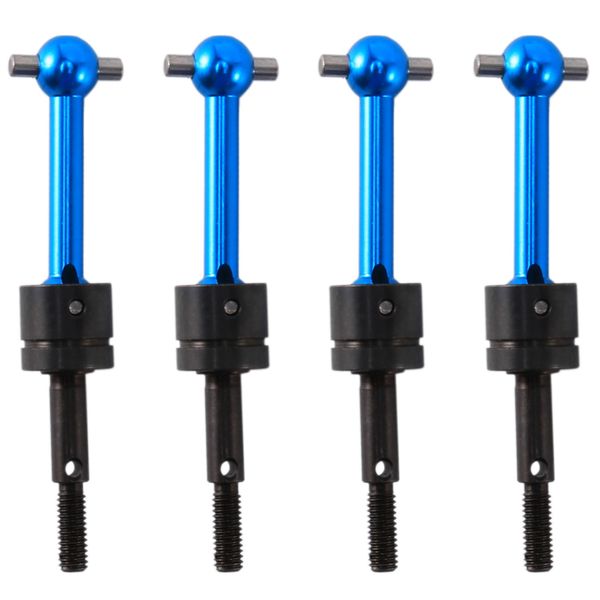 4 Pcs Metal Universal Drive Shaft Cvd 53792 For Tamiya Tt-01 Tt01