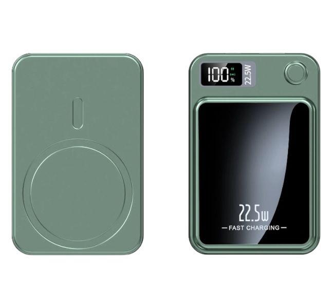 MGI 22.5W Portable Magnetic Wireless Power Bank 5000mAh - Black