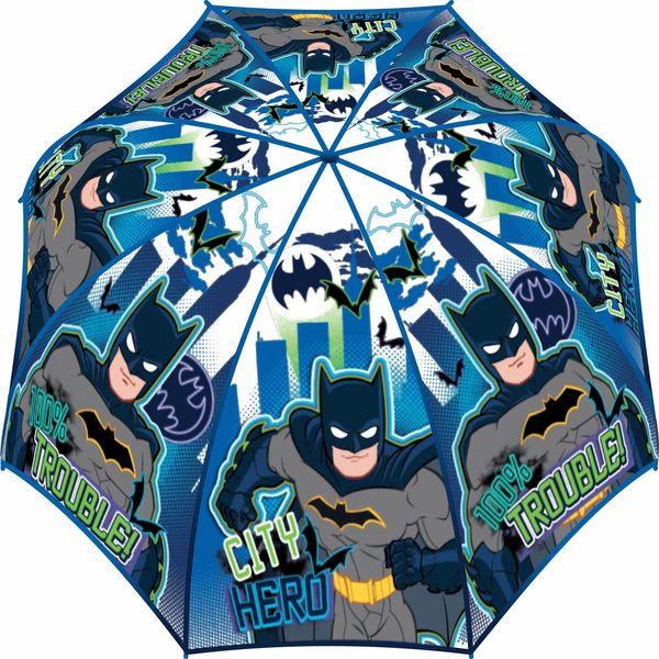 BATMAN By DC Official Licensed Kids Umbrella - Fun Durable Rain Protection