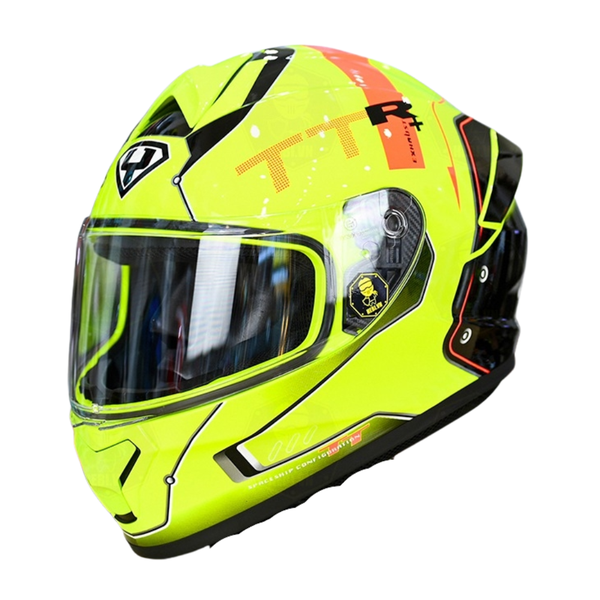 Yohe 977 Yellow Fluo 9# Helmet