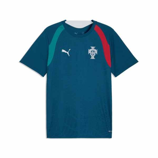 Puma Portugal Slim Training Jersey Ocean Tropic-Silver Mist