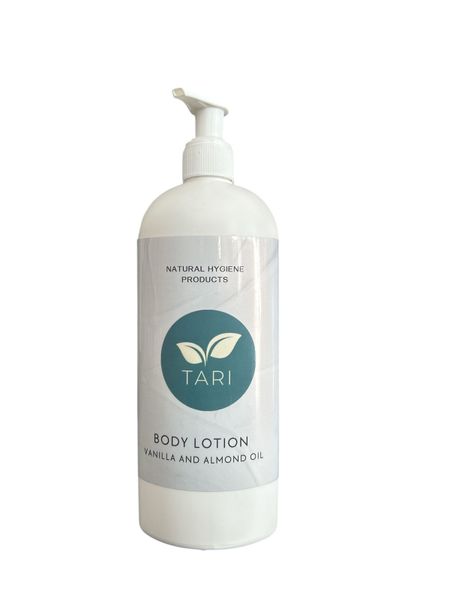 Tari natural hygiene products Body Lotion Vanilla and Almond Oil 400ml