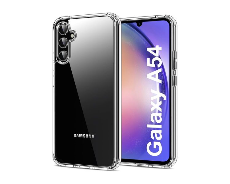 Clear Slim TPU, Shockproof Case Compatible with Samsung Galaxy A54