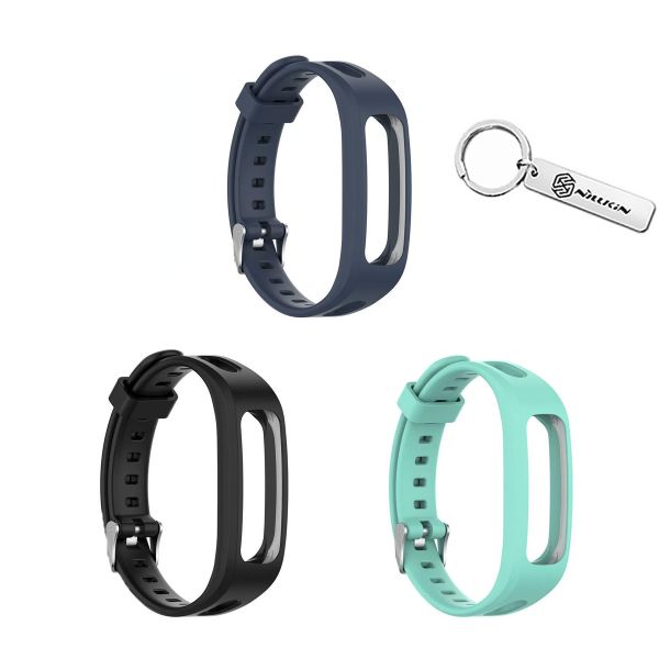 3-Pack Silicone Bands for Huawei Band 3e / 4e Replacement Strap