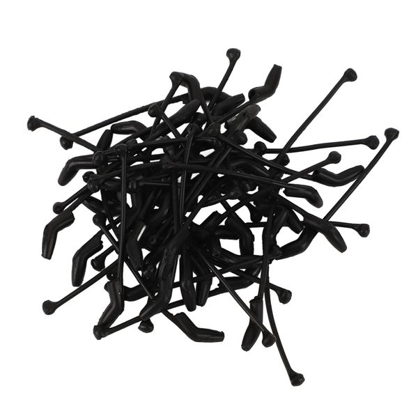 50 Pieces L size Anti-Tangle D Rig Hook Sleeves