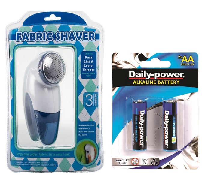 Lint Remover Large 3 Blade - Batteries Included
