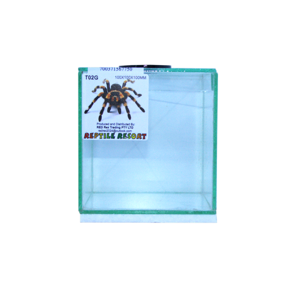 Reptile Resort T02G Glass Spider Enclosure 100x100x100mm