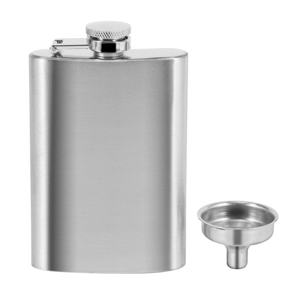 Hip Flask with Funnel 100% Leak Proof Portable for Liquor for Men