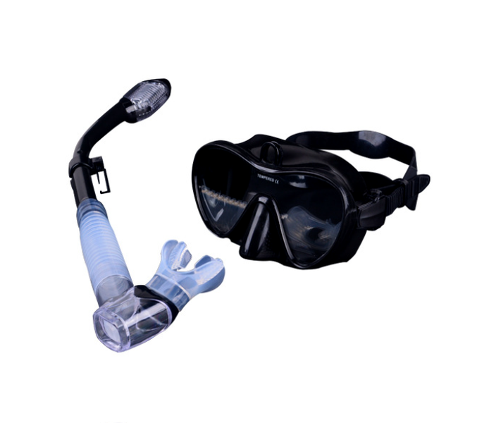 Dry Snorkel Mask, Wide Field of Vision, Anti-Fog, Smooth Breathing