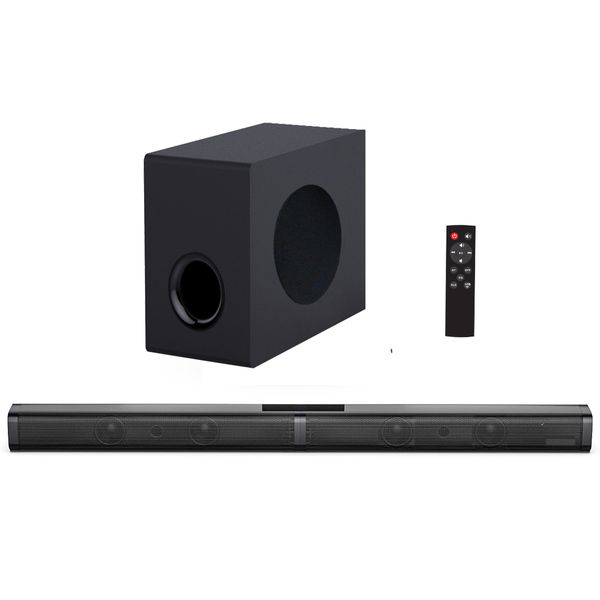 100W 2.1CH Bluetooth Sound bar with wired subwoofer