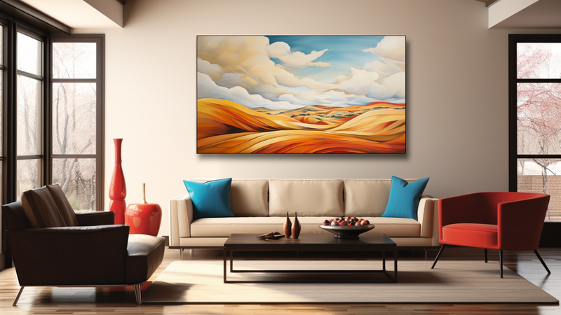 Canvas Wall Art - Whispering Winds Bold Abstract - HD0266